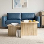 vidaXL Table basse Chêne Sonoma 100 x 50 x 40 cm Bois d'ingénierie