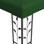 vidaXL Pavillon 3 x 3 x 2 68 m Vert Polyester et Acier