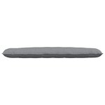 vidaXL Coussin de Dos Gris clair 200 x 19 x 50 cm tissu