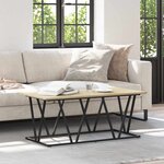 vidaXL Table basse Chêne sonoma 100 x 50 x 40 cm