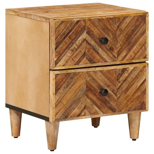 vidaXL Table de chevet Marron 40 x 33 5 x 46 cm Bois de mangue massif