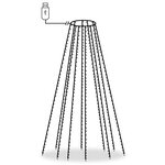 vidaXL Guirlande lumineuse filet d'arbre de Noël 500 LED 500 cm