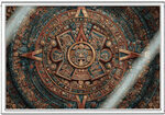 Monnaie AZTEC CALENDAR Feuille Argent 1 Cedi Ghana 2026 (PRÉCOMMANDE)