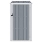 vidaXL Abri de jardin Gris 87x98x159 cm Acier galvanisé