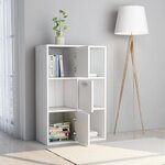 vidaXL Armoire de rangement Blanc 60x29 5x90 cm Bois d'ingénierie
