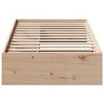 vidaXL Lit de jour sans matelas 90x200 cm bois de pin massif