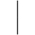 vidaXL Tête de lit métal noir 100 cm