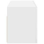 vidaXL Armoire murale de bain blanc 60x25x30 cm bois d'ingénierie