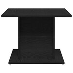 vidaXL Table basse Chêne noir 55 5 x 55 5 x 40 cm Bois d'ingénierie