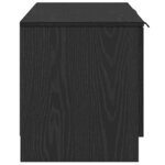 vidaXL Meuble TV avec tiroir Noir 140 x 35 x 40 cm Bois d'ingénierie