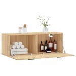 vidaXL Armoire murale chêne sonoma 100x36 5x35 cm bois d'ingénierie