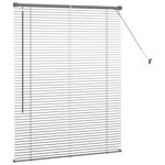 vidaXL Store de Fenêtre Gris foncé 105 x 130 cm Aluminium