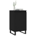 vidaXL Buffets 2 Pièces noir 40x35x70 cm bois d’ingénierie