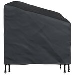 vidaXL Housse de banc de jardin Noir 160 x 100 x 61 / 89 cm Tissu 420D