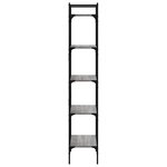 vidaXL Bibliothèque à 5 niveaux sonoma gris 56x31 5x174 cm