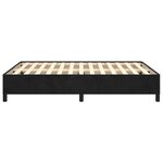 vidaXL Cadre de lit Noir 140x200 cm Velours