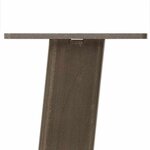 vidaXL Pieds de table basse 4 pièces Acier naturel 42 cm Acier