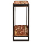 vidaXL Table console 90 x 33 x 75 cm bois de récupération massif