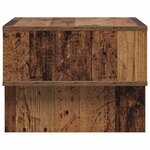 vidaXL Table basse Bois ancien 48 x 46 x 35 cm Bois d'ingénierie
