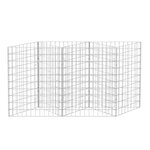 vidaXL Panier de gabion Acier galvanisé 120x30x100 cm