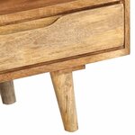 vidaXL Meuble TV 110x30x41 cm bois massif de manguier
