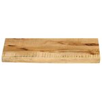 vidaXL Dessus de table 40x30x3 8 cm bord vif bois massif manguier brut