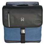 Willex sac d'affaires double 46 l noir et bleu