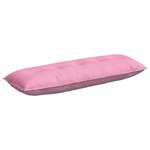 vidaXL Coussin de Dos Rose 140 x 19 x 50 cm tissu