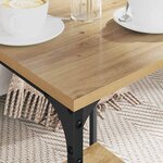 vidaXL Table basse Chêne artisanal 40 x 40 x 55 cm Bois d'ingénierie