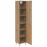 vidaXL Haut Armoire Chêne artisanal 69 5 x 34 x 180 cm