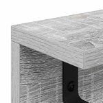 vidaXL Porte-manteau mural Sonoma gris 40 x 10.5 x 10.5 cm