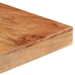 vidaXL Table de salle à manger 160x80x76 cm Bois d'acacia solide