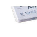 Pochettes Perforées À Soufflet De 30mm Avec Rabat À Scratch - Cristal - X 4 - Exacompta
