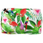 vidaXL Set de coussins de palette 2 Pièces Jungle tropicale Tissu Oxford