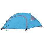 vidaXL Tente de camping à dôme 1 personne bleu imperméable