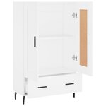 vidaXL Buffet haut blanc 69 5x31x115 cm bois d'ingénierie