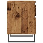 vidaXL Table de chevet vieux bois 40x35x50 cm bois d’ingénierie