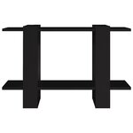 vidaXL Bibliothèque/Séparateur de pièce Noir 80x30x51 cm