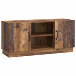 vidaXL Meuble TV 102 x 34 5 x 47 cm Bois ancien Bois d'ingénierie