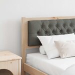 vidaXL Tête de lit marron et gris foncé 180 cm Bois massif en pin