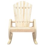 vidaXL Chaises à bascule Adirondack lot de 2 bois de sapin massif