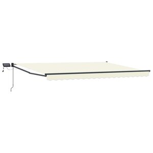 vidaXL Store rétractable manuel avec LEDs 4 5 × 3 m