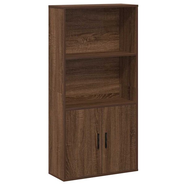 vidaXL Bibliothèque chêne marron 60x24x120 cm bois d'ingénierie