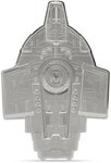 Pièce de monnaie en Argent 5 Dollars g 93.3 (3 oz) Millésime 2025 Star Trek Ships U.S.S. DEFIANT NX-74205