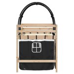 vidaXL Lit mezzanine enfants avec tunnel sans matelas 90x190 cm