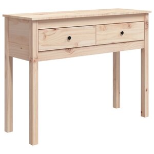vidaXL Table console 100x35x75 cm Bois massif de pin