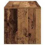 vidaXL Meuble TV vieux bois 60x40x40 cm bois d'ingénierie