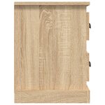 vidaXL Meuble TV chêne sonoma 102x35 5x47 5 cm bois d'ingénierie