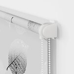 vidaXL Store enrouleur de douche avec cassette largeur du tissu 66 cm
