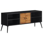 vidaXL Meuble TV 112x31x45 cm teck massif récupéré